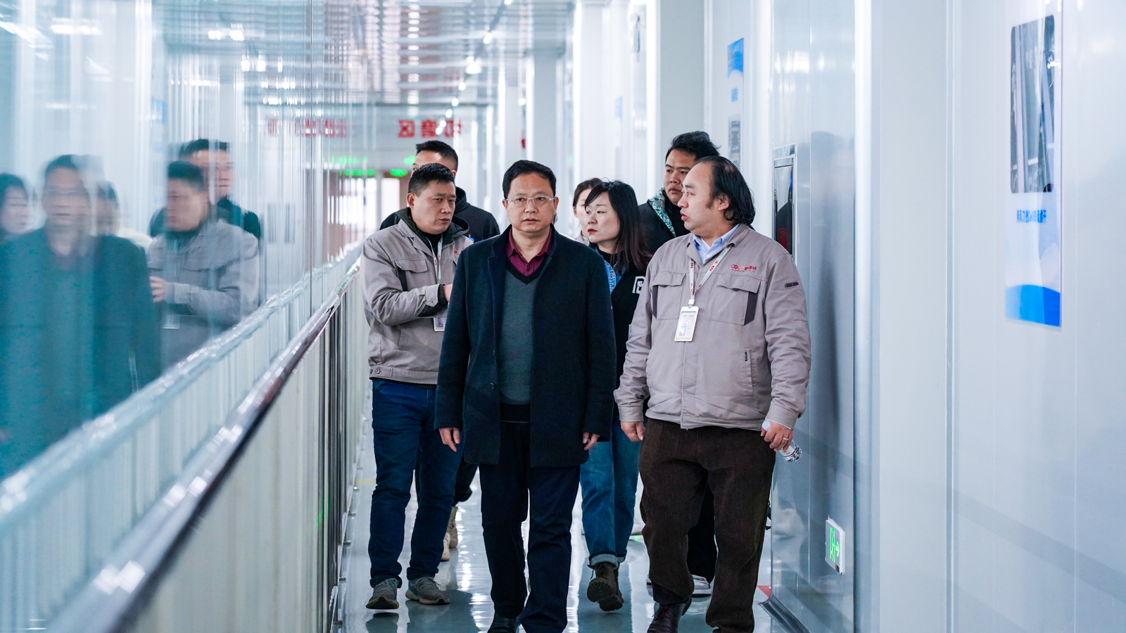 【企业动态】岳阳城陵矶自贸区、平江县安定镇人民政府一行莅临我司参观交流